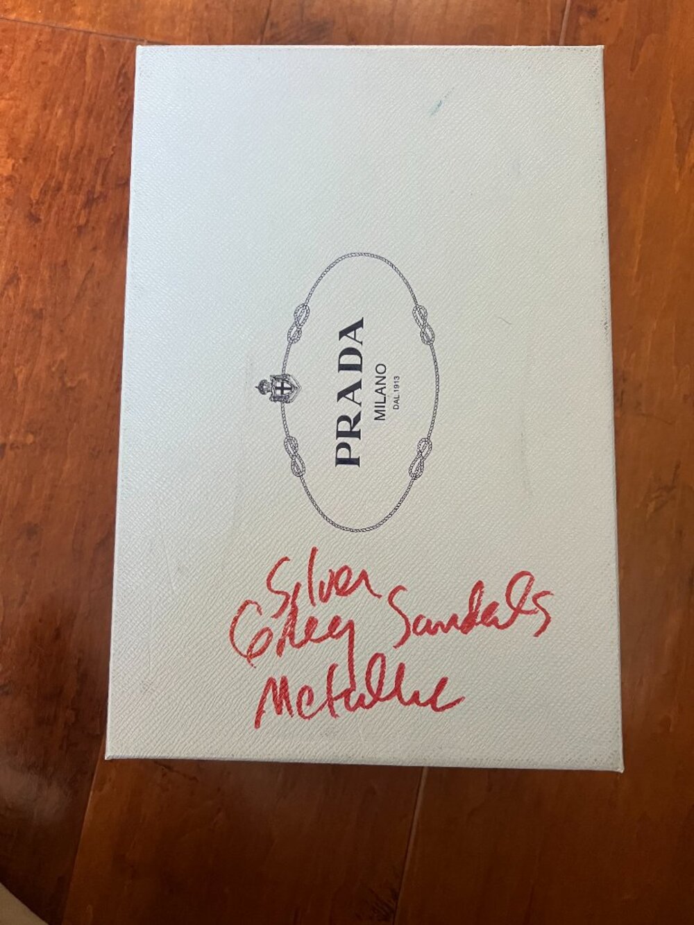 Vintage Prada Calzature Donna Sandals (Silver) - Picture 6 of 7